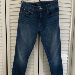 MOTHER The Looker 👀 Ankle Fray Skinny Jeans👖